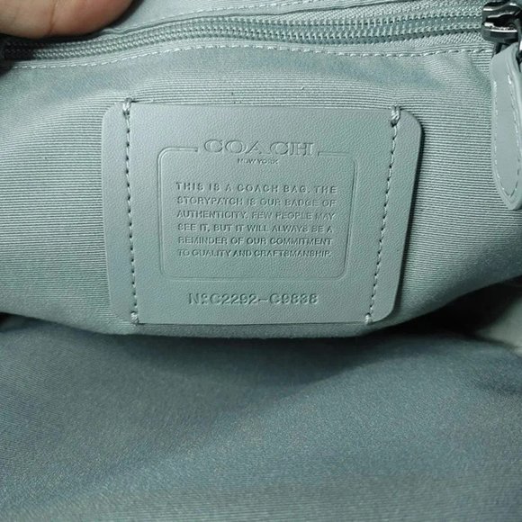 COACH Track Pack In Signature Canvas C9838 - Picture 7 of 9